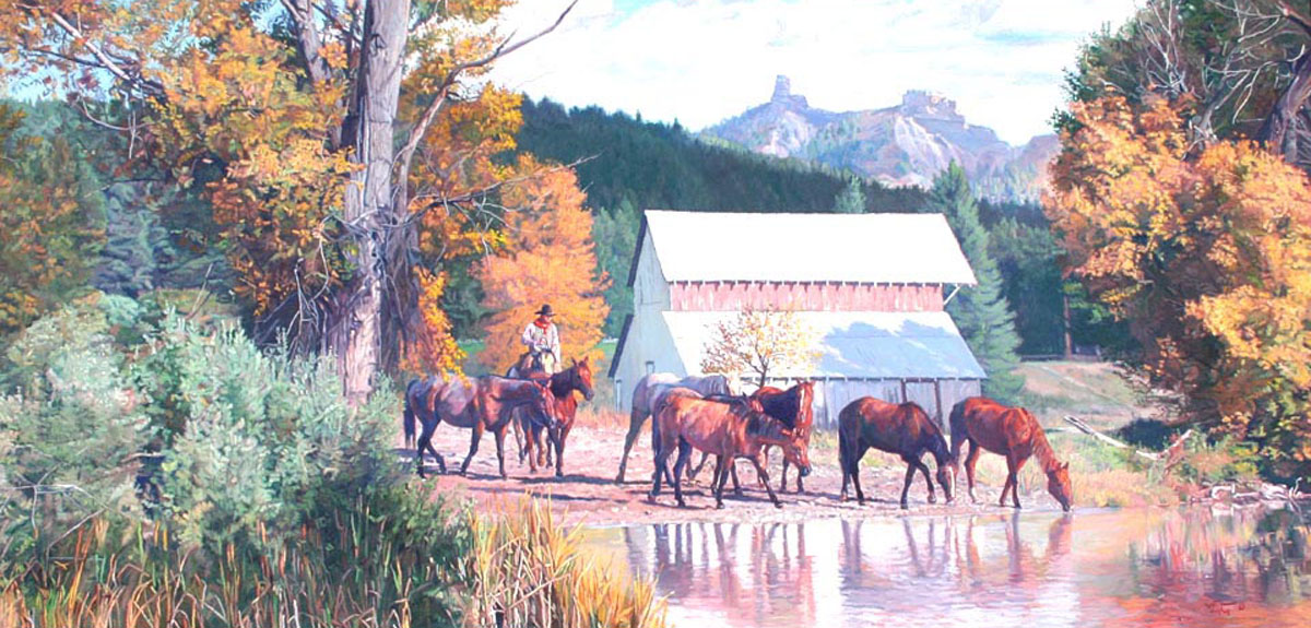 "Fresh Water, Fresh Horses" by Wayne Justus